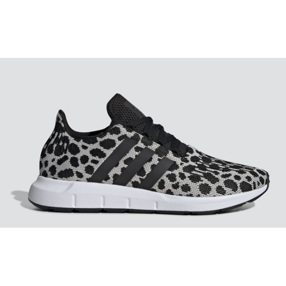 adidas Swift Run W 7.5 Raw White/Core Black/Carbon - Picture 1 of 7